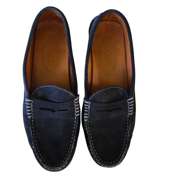 Tod's Black Suede Loafers - Picture 3 of 13